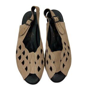 Spring Step leather shoes light brown sandals 36 US 5.5